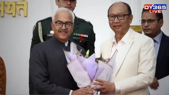 Yumnam Khemchand Singh Takes Oath as Manipur Chief Minister
