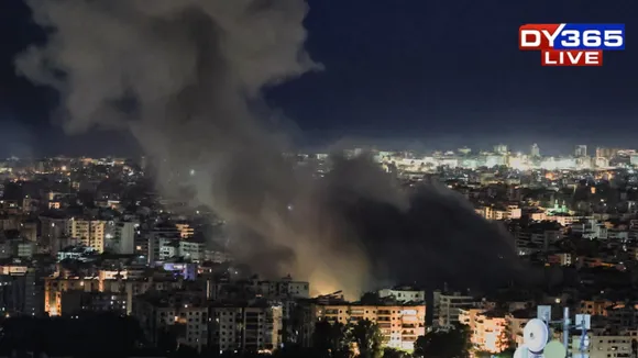 Beirut’s southern suburbs came under Israeli strikes on Thursday