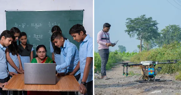 From AI tutors in classrooms to drones in fields, frontier technologies are reshaping how India learns, heals, and farms.