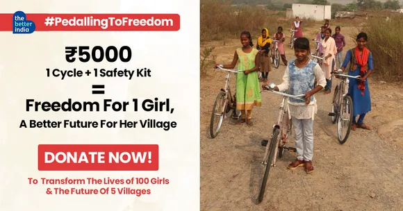 With a single bicycle, you can give a girl the freedom to learn, grow, and transform her village.