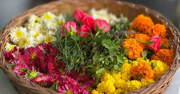 composting puja waste