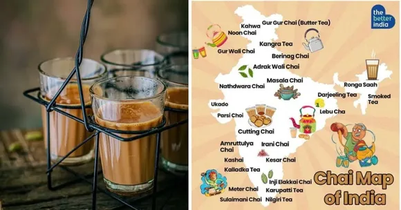 Indian chai map
