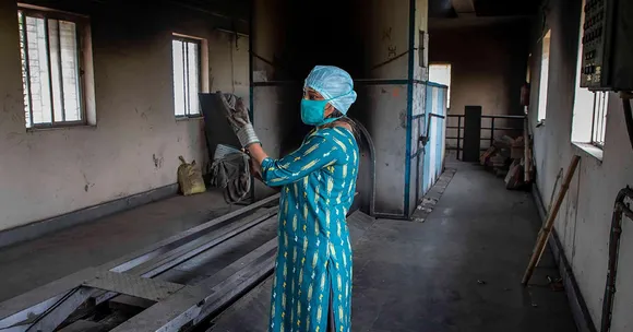 Tumpa Das, a crematorium worker from Purandarpur in Birbhum, West Bengal, has performed over 5,000 cremations since 2014.