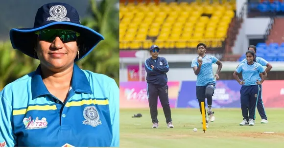 D Kalyani, a Level 1 coach at the Visakhapatnam District Cricket Academy.