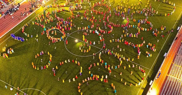 Central Park came alive as women from across the state performed Ghoomar at Rajasthan’s first official festival.