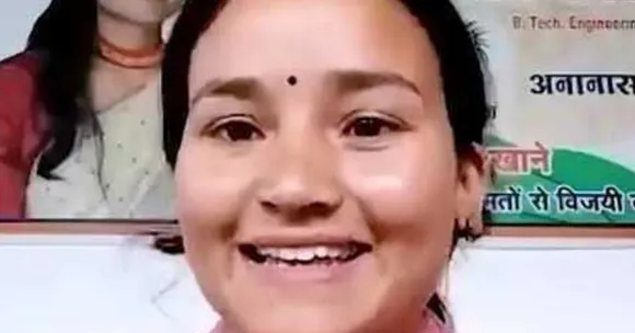 Sakshi Rawat youngest Gram Pradhan