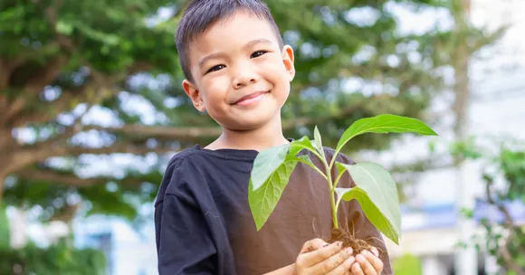 growing seeds with kids