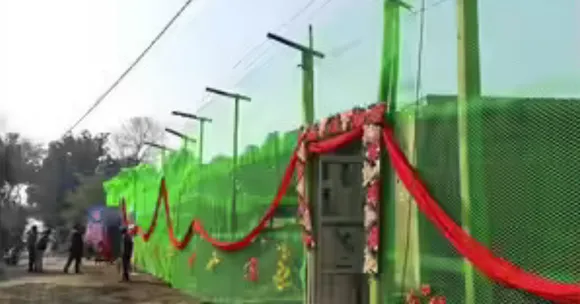 Uttar Pradesh’s first predator-proof home cluster in Lohra village near Katarniaghat Sanctuary, 2026.