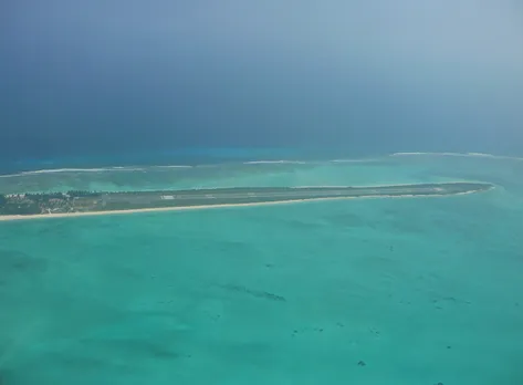 Breathtaking View Of The Agatti Airfield At Lakshadweep. BONUS: Watch A Plane Land On This Airstrip