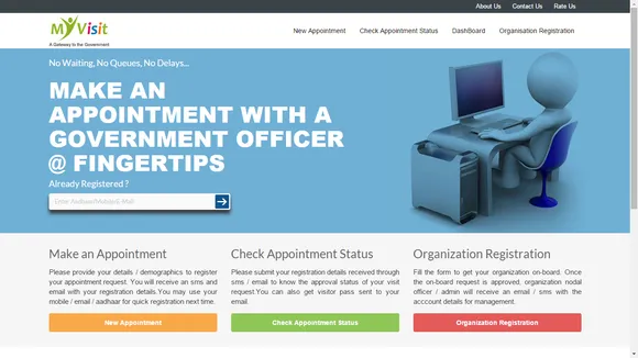Now Get An Appointment with a Government Officer in just a Few Clicks