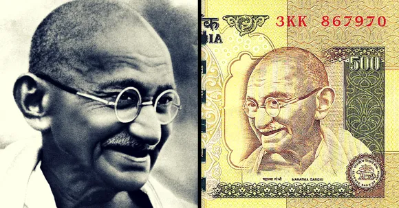 So This Is Where the Picture of Gandhi on Currency Notes Came From