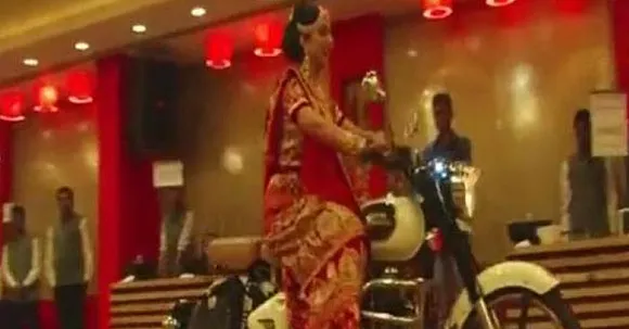 [VIDEO] Meet India's Boldest Bride Who Arrived at Her Wedding on a Bullet