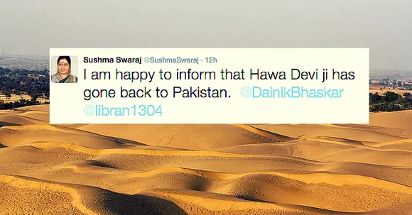 Ministry of External Affairs Does It Again: 80-Year-Old Woman Reunited with Family in Pakistan
