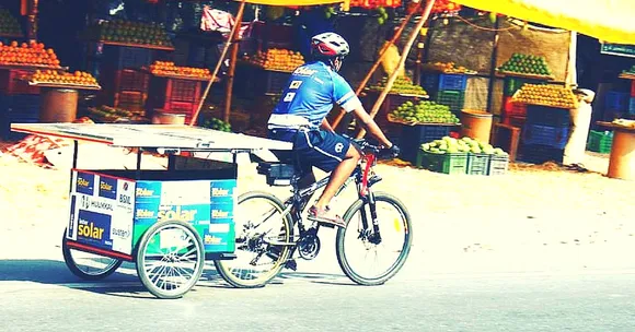 In His Quest to Promote Solar Energy, an IITian Will Cover 7000 Kms on a Special Bike