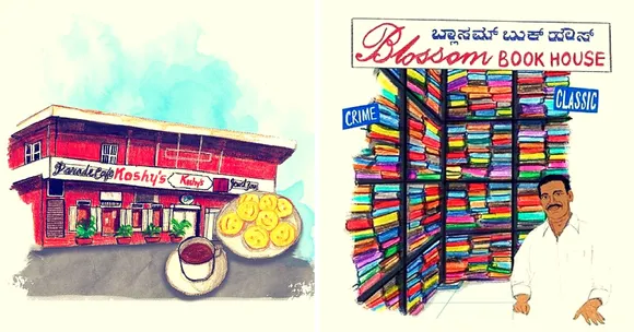 This Artist's Quirky #100DaysofBangalore Sketches Will Make You Fall in Love with the City Again