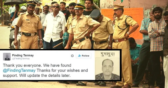 Finding Tanmay: How Social Media Helped Find a Missing Man Suffering from Depression
