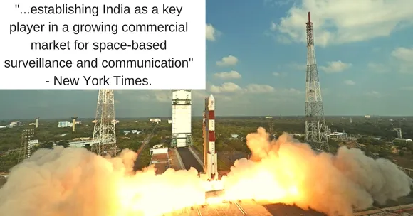 From New York Times to CNN, What the World Media Is Saying About ISRO's Record Satellite Launch