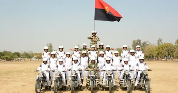 BSF's First All-Woman Motorcycle Stunt Team Will Thrill You With Gravity-Defying Feats