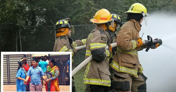 Ghaziabad's Braveheart Firefighters Rescue 90 Differently Abled Kids Trapped in a Building