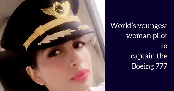This 30-Year-Old Indian Pilot Is the World's Youngest Woman to Captain a Boeing 777!