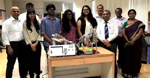 Manipal Students Design What We All Sort of Want - a Paani Puri Dispensing Machine!