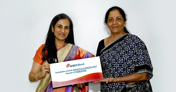 ICICI Bank Supports Armed Forces With Rs. 10 Crore
