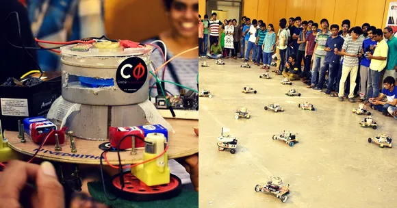 IIT-M Students for Swachh Bharat Abhiyaan, Clean Area Using 45 Robots in 15 Mins!
