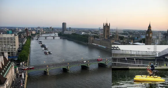 Assam's Dhruv Pedalled His Floating Bamboo Cycle down the Thames to Clean It!