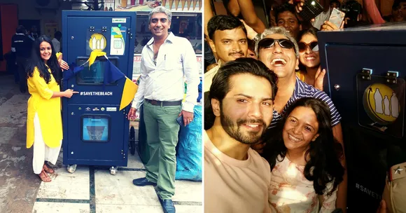 This Uber Cool Kiosk at Juhu Beach Can Recycle over 8,64,000 Plastic Bottles a Year!