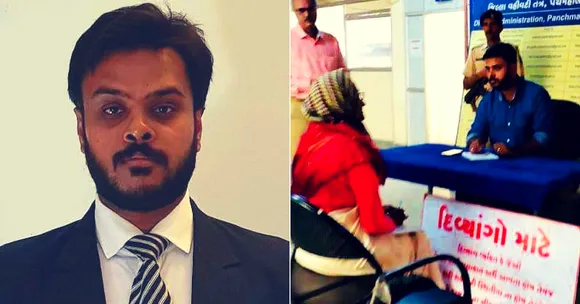 When Elderly, Disabled Can't Come to Him, This Gujarat IAS Officer Goes to Them!