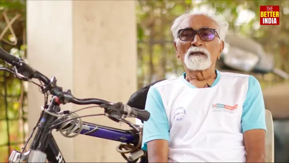 Defying Odds & Epilepsy, This Amazing 87-YO Man Has Cycled 4 Lakh Kms!