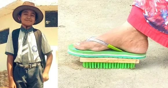 12-YO Boy Invents Rs 35 'Swachchta' Brush For People With Back Pain!
