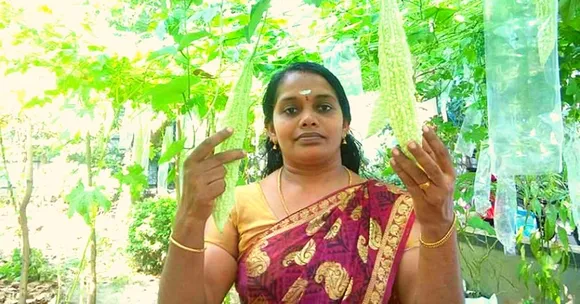 Kerala Woman's Backyard Polyhouse Gives Her Organic Veggies & Rs 20000/Month!
