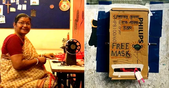 Delhi Homemaker & Her Son Set Up 'Mask Dispensaries,' Stitch 1200+ Masks for Free