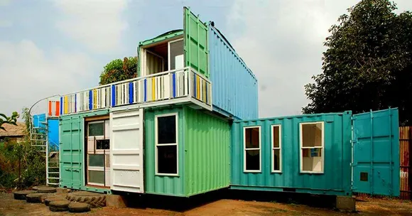 Pune Duo Turn Shipping Containers Into Offices, Homes That Can Move Around!
