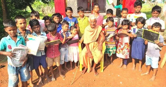 This 102-YO Has Been Giving Free Education to Kids in His Village For 7 Decades Now