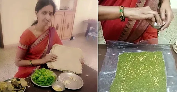 Telangana Woman Shows How to Turn Wet Waste into Seed Paper Napkins at Home