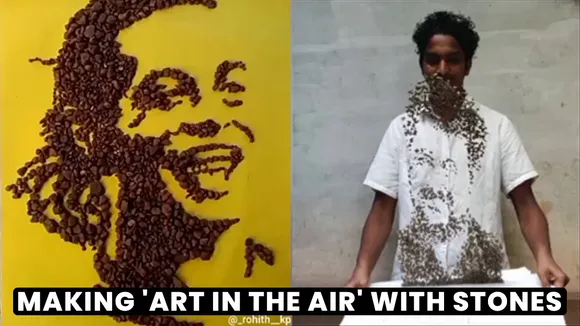 Watch: Self-Taught Artist Makes Amazing 'Art in Air' Out of Stones, Goes Viral