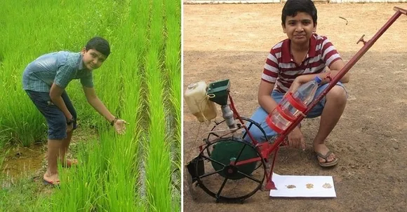 Farmer's 16-YO Son Innovates Low-Cost Device To Sow Seeds & Plough Land Faster