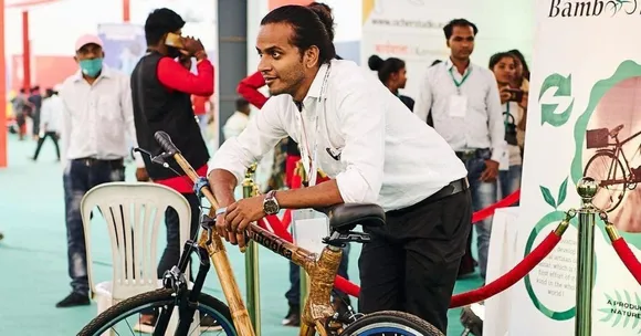 Social Worker Builds Eco-Friendly Bamboo Bicycle That's Cheaper, 60% Lighter