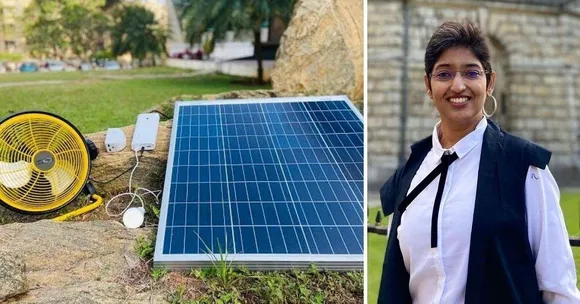 Bengaluru Student Builds Power Bank That Can Be Charged by Solar Panels