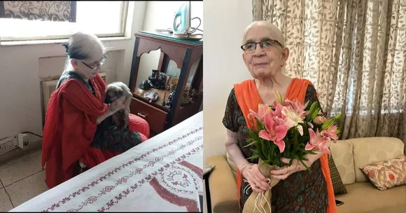 90-YO Grandma Doesn’t Let Osteoporosis Stop Her From Cooking For 120 Dogs Daily
