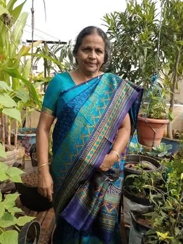 70-YO Turns Everything Mundane into Planters, Grows all her Veggies on the Terrace