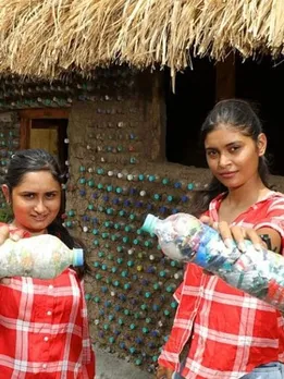 Aurangabad Friends Build Naturally Cool, Eco-friendly House Using 16,000 Plastic Bottles