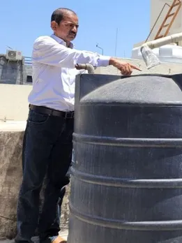 Visually-Impaired ‘Water Hero’ Saves 1 Lakh Litres of Rainwater Every Monsoon