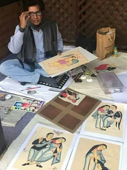 In Pics: A 58-YO Postmaster is Reviving a 19th Century Bengal Art