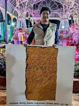 Ex-Techie Preserves Bengaluru’s Millennia-Old History with Ancient Inscription Stones
