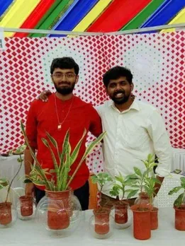 Designer Pot by NID Grad Keeps Plants Alive for 15 Days While You're Away