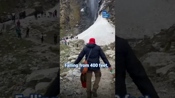 Witness - Vasudhara Waterfall of Uttarakhand | #shorts