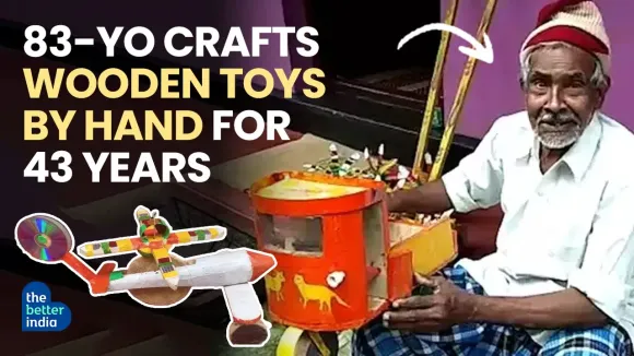 83-YO Handcrafts Wooden Toys For 43 Years